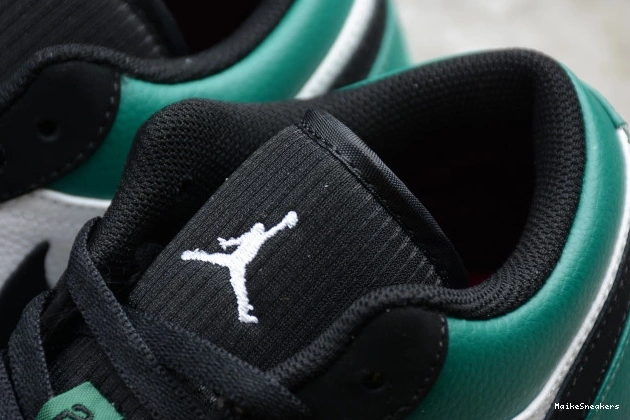 MaikeSneakers Air 553558-113 Black 1 Low White Green Mystic Jordan 0716